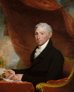 James Monroe, kolem 1820-22 (olej na plátně) od Gilbert Stuart