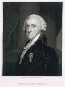 Portrét Thomase McKeana, vyrytý Thomasem B. Welchem (1814-74) od Gilbert Stuart