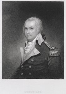 Generál Henry Lee (1756-1818), vyryl John Francis Eugene PrudHomme (1800-92) podle kopie původního obrazu od Jamese Herringa (1794-1867) od Gilbert after Stuart