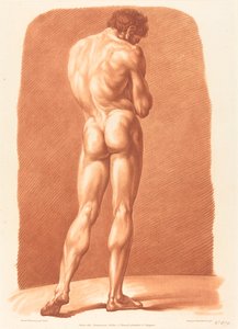 Akademie (679) od Gilles Antoine Demarteau after Jean Jacques François Le Barbier