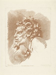 Hlava satyra od Gilles Demarteau
