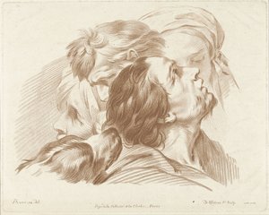 Studium hlav a psí hlavy od Gilles Demarteau