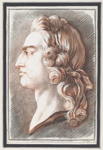 Ludvík XV od Gilles Demarteau, the Elder, after Jean François Clermont