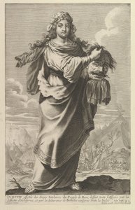 Judith, 1647. Tvůrci: Gilles Rousselet, Abraham Bosse.
