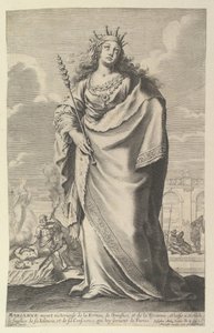 Marianne, 1647. Tvůrci: Gilles Rousselet, Abraham Bosse. od Gilles Rousselet and Abraham Bosse