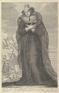 Marie Stuartovna, 1647. Tvůrci: Gilles Rousselet, Abraham Bosse.