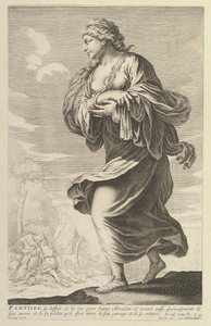 Pantheus, 1647. Tvůrci: Gilles Rousselet, Abraham Bosse.