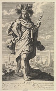 Faraon, ca. 1639-40. Tvůrci: Gilles Rousselet, Abraham Bosse.