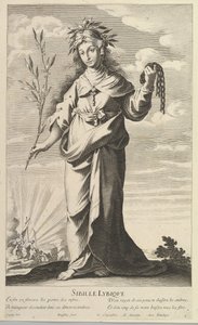 Lybian Sibyla, ca. 1635. Tvůrci: Gilles Rousselet, Abraham Bosse. od Gilles Rousselet and Abraham Bosse