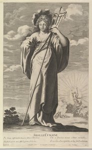 Sibyla z Cumae, ca. 1635. Tvůrci: Gilles Rousselet, Abraham Bosse.