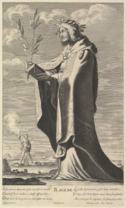 Theagenes, ca. 1639-40. Tvůrci: Gilles Rousselet, Abraham Bosse.