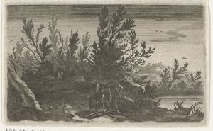 Krajina v noci Šest krajin (název série) od Gillis van Scheyndel (I)