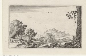 Říční krajina Krajiny (název série) od Gillis van Scheyndel (I)