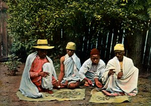 Směnárníci Hova, Madagaskar, konec 19. století. od Gillot