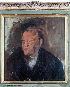 Portrét italského básníka Giuseppe Ungarettiho (1888-1970). Obraz Gino Bonichi s názvem Scipione (1904-1933) od Gino (1904-33) Bonichi