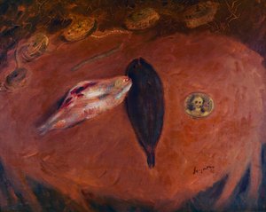 Zátiší s podrážkami a mincí od Gino  Bonichi