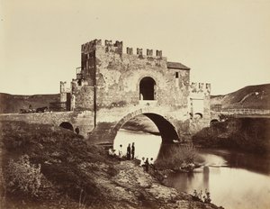 Most v Nomentanu, 60. léta 19. století (foto) od Gioacchino Altobelli