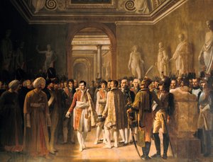 Napoleon přijímá v Louvru zástupce armády.., 8. prosince 1804, 1808