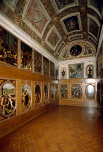Pohled na Studiolo de Francesco I de Medici