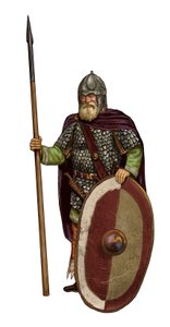 Barbarian: warrior ostrogoth (ostrogótský voják, germánská kmenová konfederace)