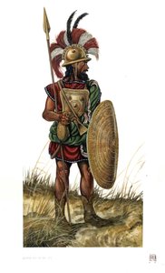 Roman antiquite: voják římské armády z 8. století př. n. l. od Giorgio Albertini
