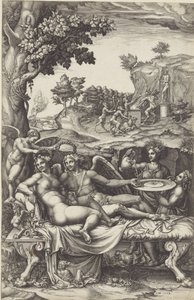 Amor a Psyché od Giorgio Ghisi