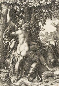 Angelica a Medoro, kolem roku 1570 od Giorgio Ghisi
