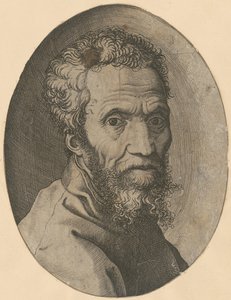 Portrét Michelangela od Giorgio Ghisi