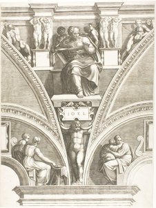 Prorok Joel od Giorgio Ghisi