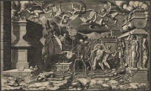 Ezechielova vize od Giorgio Ghisi
