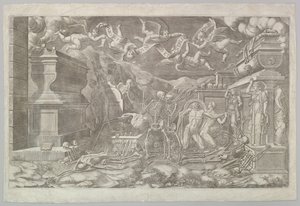 Ezechielova vize, 1554. od Giorgio Ghisi