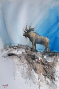 Majestátní hora Moose od Giorgio Gosti