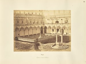 Neapol. Interiér kláštera sv. Martina. od Giorgio Sommer