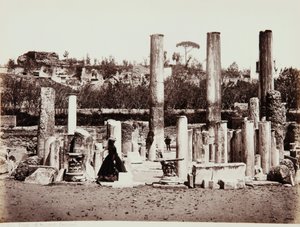Chrám Serapis v Pozzuoli, Neapol od Giorgio Sommer