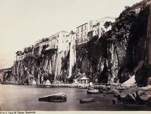 Dům Tasso naprostý nad mořem Sorrento od Giorgio Sommer