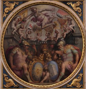 Alegorie čtvrtí San Giovanni a Santa Maria Novella, 1563-1565 od Giorgio Vasari