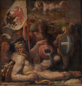 Alegorie Volterry, 1563-1565 od Giorgio Vasari