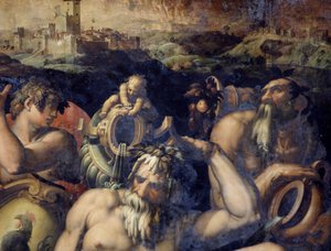 Alegorie regionu Chianti, Itálie od Giorgio Vasari