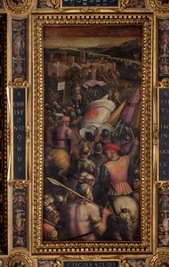 Zachycení Casciny od Giorgio Vasari