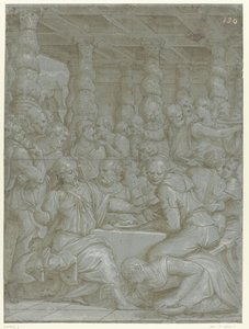 Kristus v domě Šimona Farizea od Giorgio Vasari
