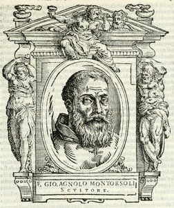 Portrét Giovanniho Angela Montorsoliho, Vasari 1568 od Giorgio Vasari