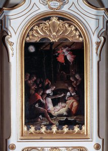 Narození Páně (olej na plátně od Giorgio Vasari