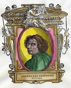 Portrét malíře Andrey Del Castagno (asi 1410 - 1457). Sbírka biografií malířů a sochařů od Giorgia Vasariho. od Giorgio Vasari