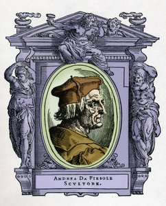 Portrét ANDREA DA FIESOLE (Andrea Ferrucci od Giorgio Vasari