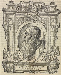 Rosso Fiorentino, z „Životy nejznamenitějších malířů, sochařů a architektů“, 1568 od Giorgio Vasari