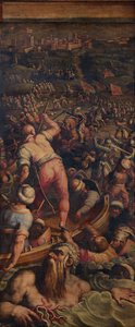 Porážka Turků v Piombinu, 1563-1565 od Giorgio Vasari
