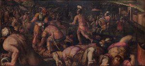 Bitva proti Radagaisovi u Faesulae v letech 406, 1563-1565 od Giorgio Vasari