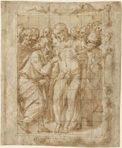 Nevěra svatého Tomáše, kolem 1556-57 od Giorgio Vasari