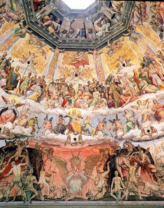 Poslední soud, detail z kopule Duomo, 1572-79 od Giorgio Vasari