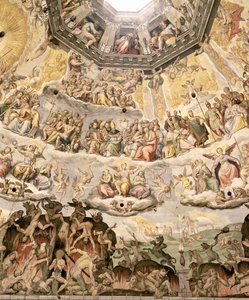 Poslední soud, detail z kopule Duomo, 1572-79 od Giorgio Vasari
